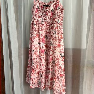 NWOT pink floral dress